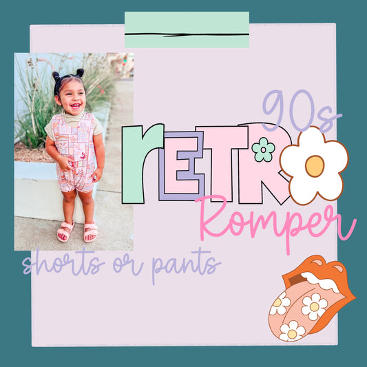 90s Retro Romper